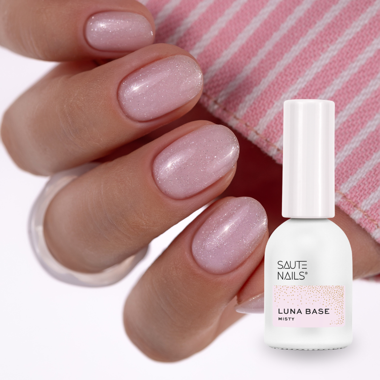 Luna Base — seria baz hybrydowych z drobinką na ślubny manicure i clean mani look 2026